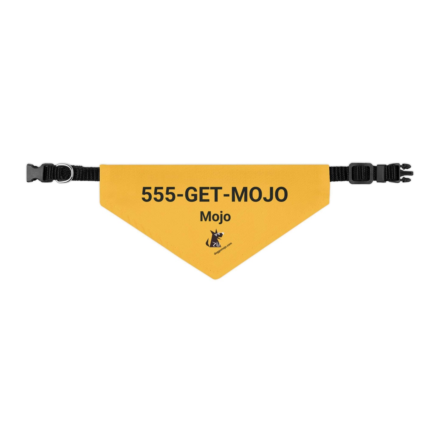Personalized Visible ID Bandana Collar | Custom Name & Phone Number