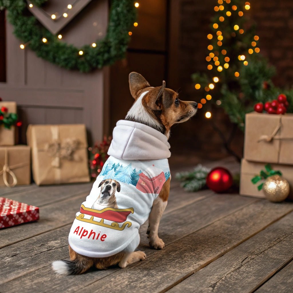 A Furry Friend's Winter Wonderland Dog Hoodie_Doggo Mojo_Pet Hoodies_2