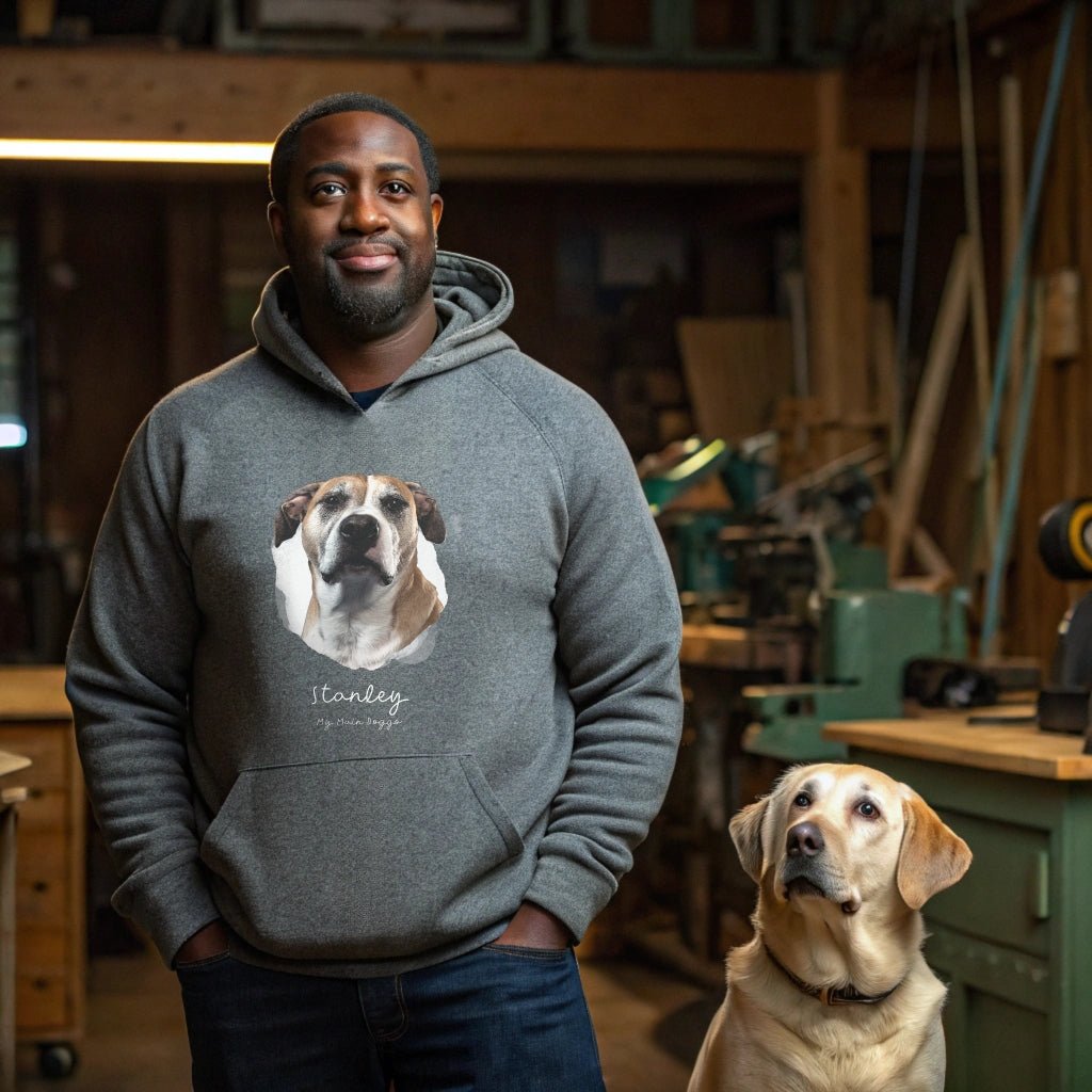 My Main Doggo: Personalized Hoodie with Your Dog's Photo & Name_Doggo Mojo_Hoodies_2
