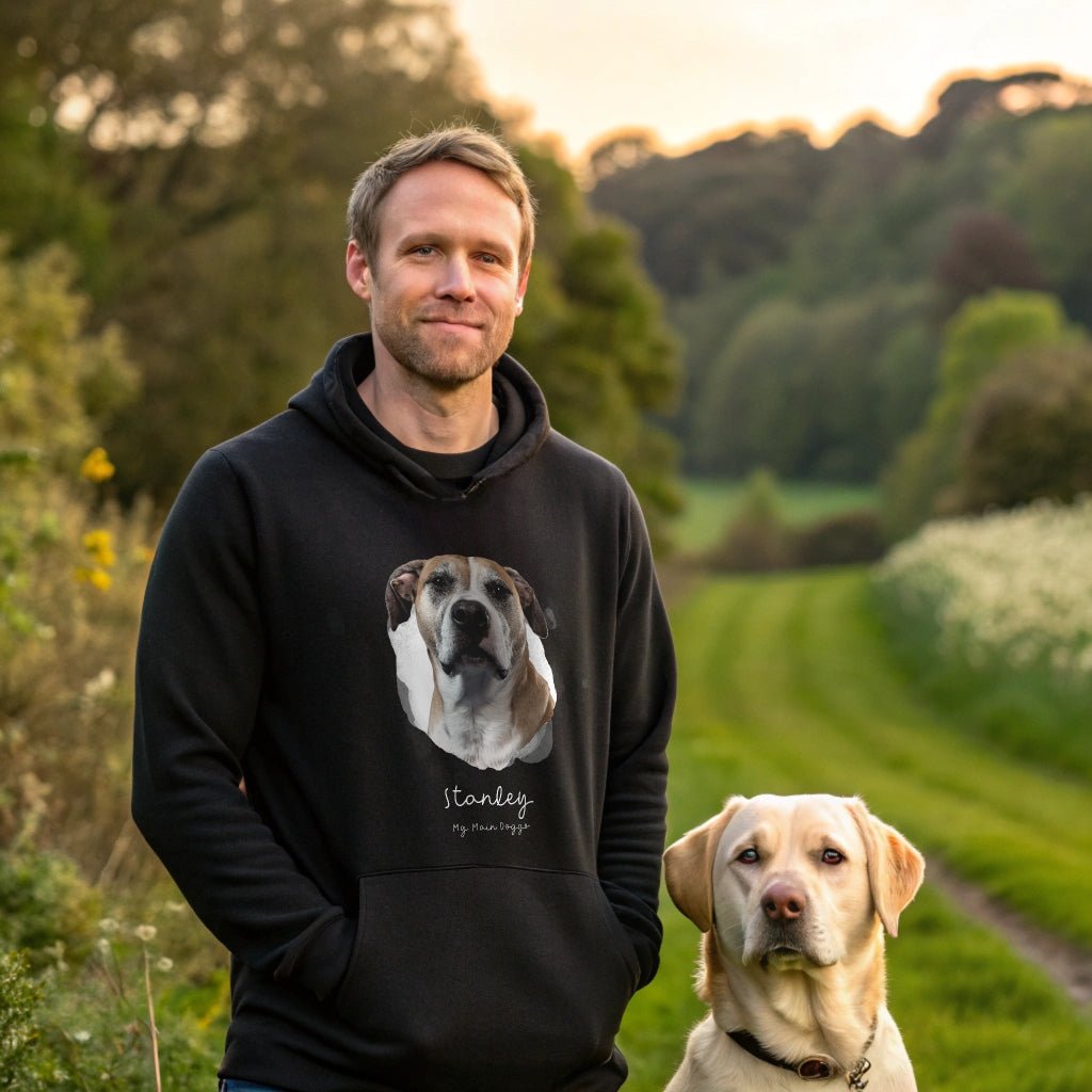 My Main Doggo: Personalized Hoodie with Your Dog's Photo & Name_Doggo Mojo_Hoodies_3