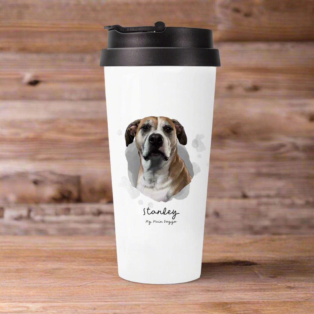 My Main Doggo: Personalized Travel Mug with Your Dog's Photo & Name_Doggo Mojo_Travel Mugs_3