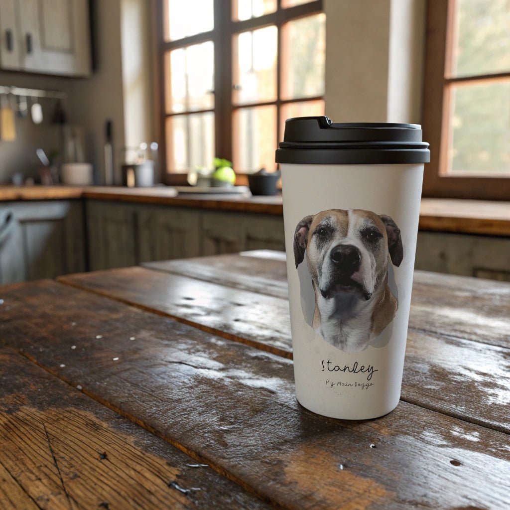 My Main Doggo: Personalized Travel Mug with Your Dog's Photo & Name_Doggo Mojo_Travel Mugs_2