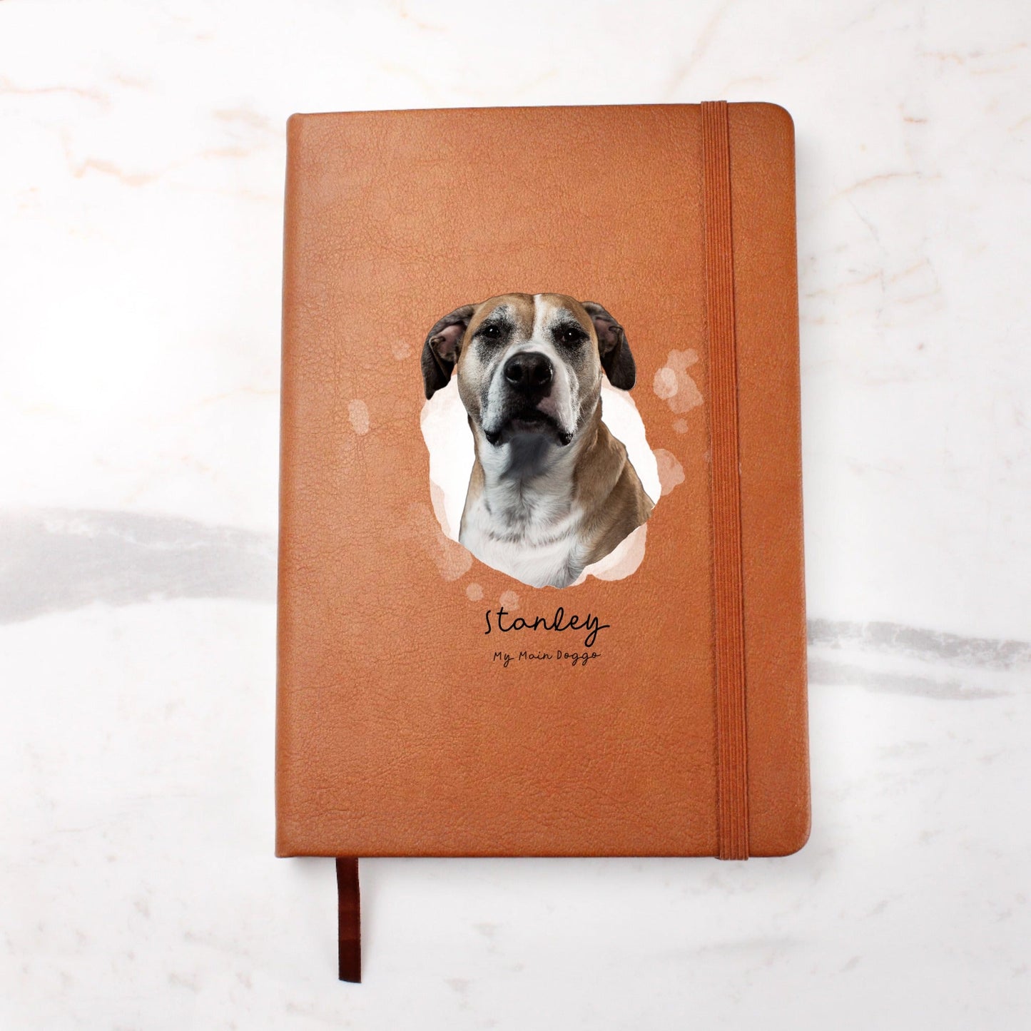 My Main Doggo: Personalized Vegan Leather Journal with Your Dog's Photo & Name_Doggo Mojo_Journals_5