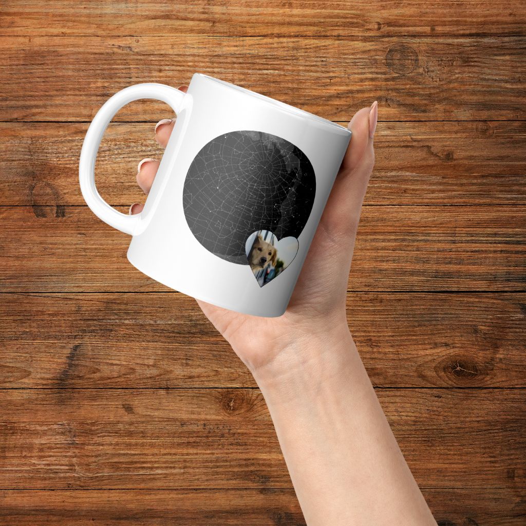 Personalized 11oz Ceramic Mug: Gotcha Day Dreams with Your Dog's Photo & Name_Doggo Mojo_Ceramic Mugs_5