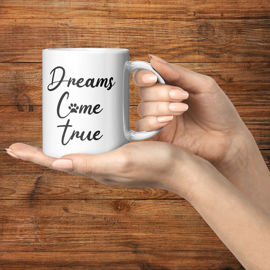 Personalized 11oz Ceramic Mug: Gotcha Day Dreams with Your Dog's Photo & Name_Doggo Mojo_Ceramic Mugs_6