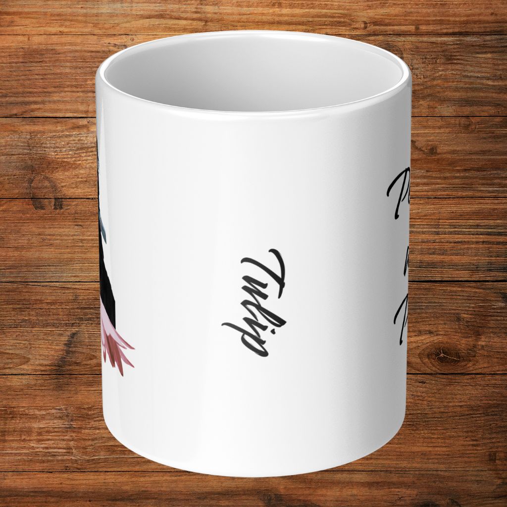 Personalized 11oz Ceramic Mug: Petals and Paws with Your Dog's Photo & Name_Doggo Mojo_Ceramic Mugs_9