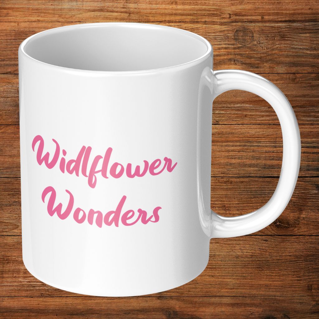 Personalized 11oz Ceramic Mug: Wildflower Wonders with Your Dog's Photo & Name_Doggo Mojo_Ceramic Mugs_17