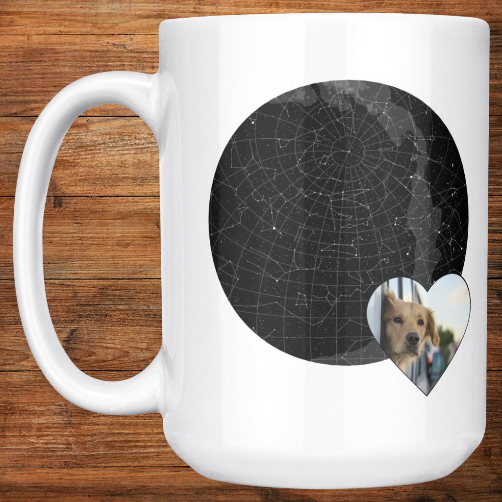 Personalized 15oz Ceramic Mug: Gotcha Day Dreams with Your Dog's Photo & Name_Doggo Mojo_Ceramic Mugs_8