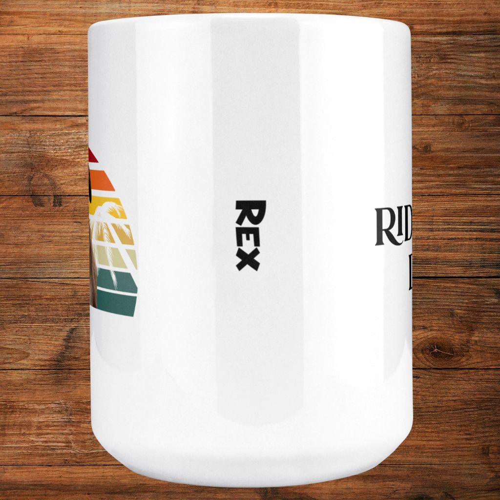 Personalized 15oz Ceramic Mug: My Ride or Die with Your Dog's Photo & Name_Doggo Mojo_Ceramic Mugs_9