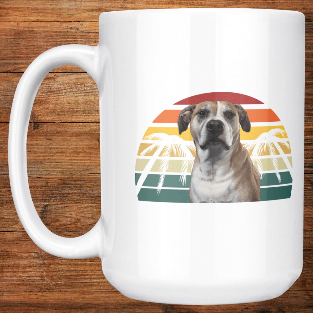 Personalized 15oz Ceramic Mug: My Ride or Die with Your Dog's Photo & Name_Doggo Mojo_Ceramic Mugs_8