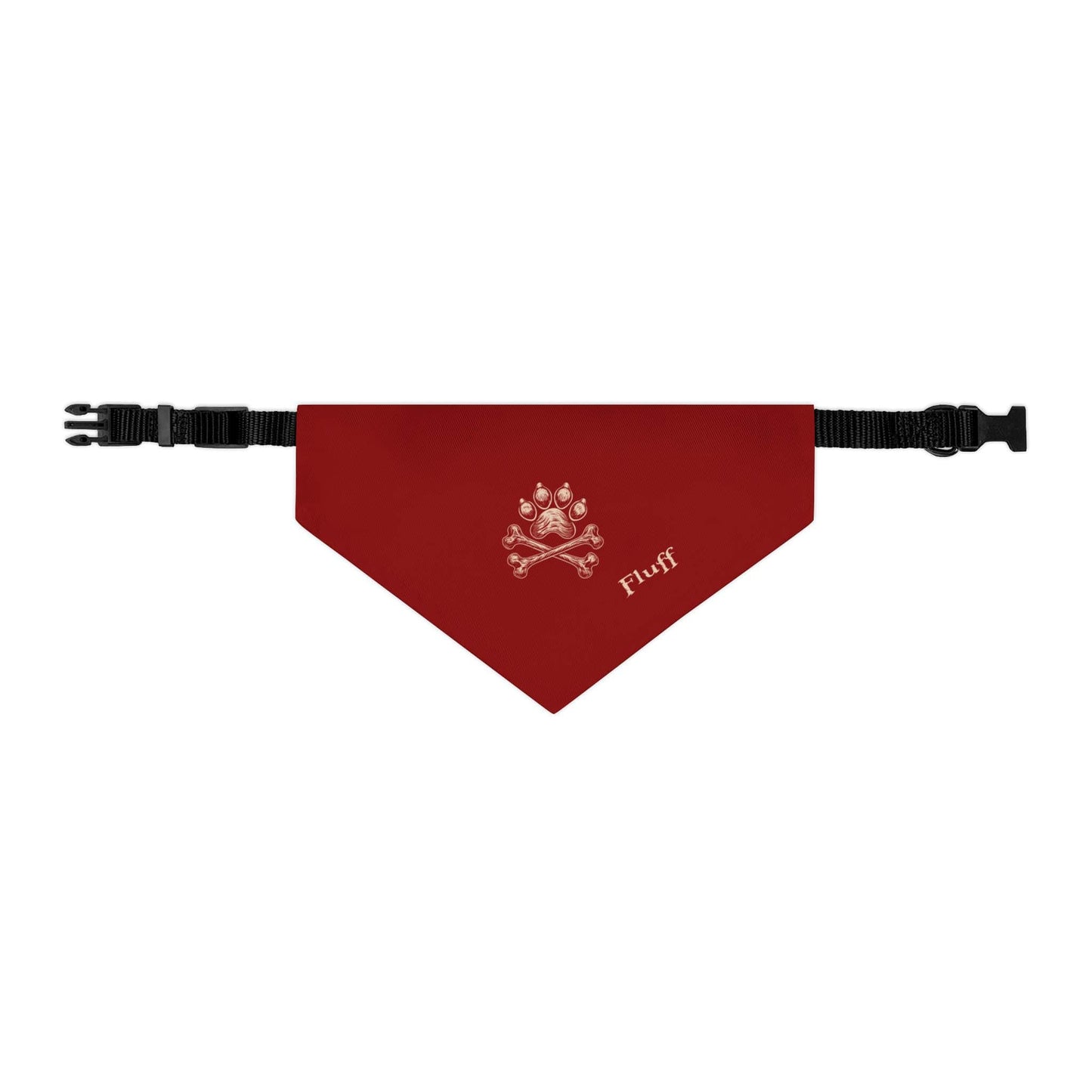 Personalized Bandana Collar | Jolly Roger Design with Your Dog's Name_Doggo Mojo_Pet Collar_7