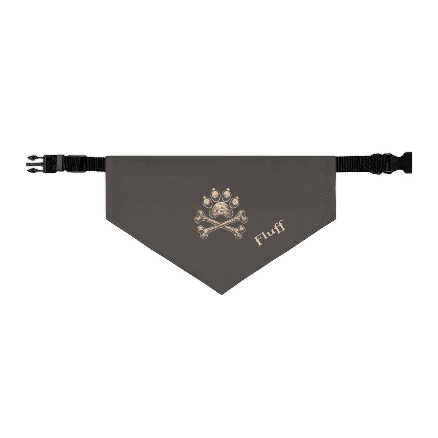 Personalized Bandana Collar | Jolly Roger Design with Your Dog's Name_Doggo Mojo_Pet Collar_8
