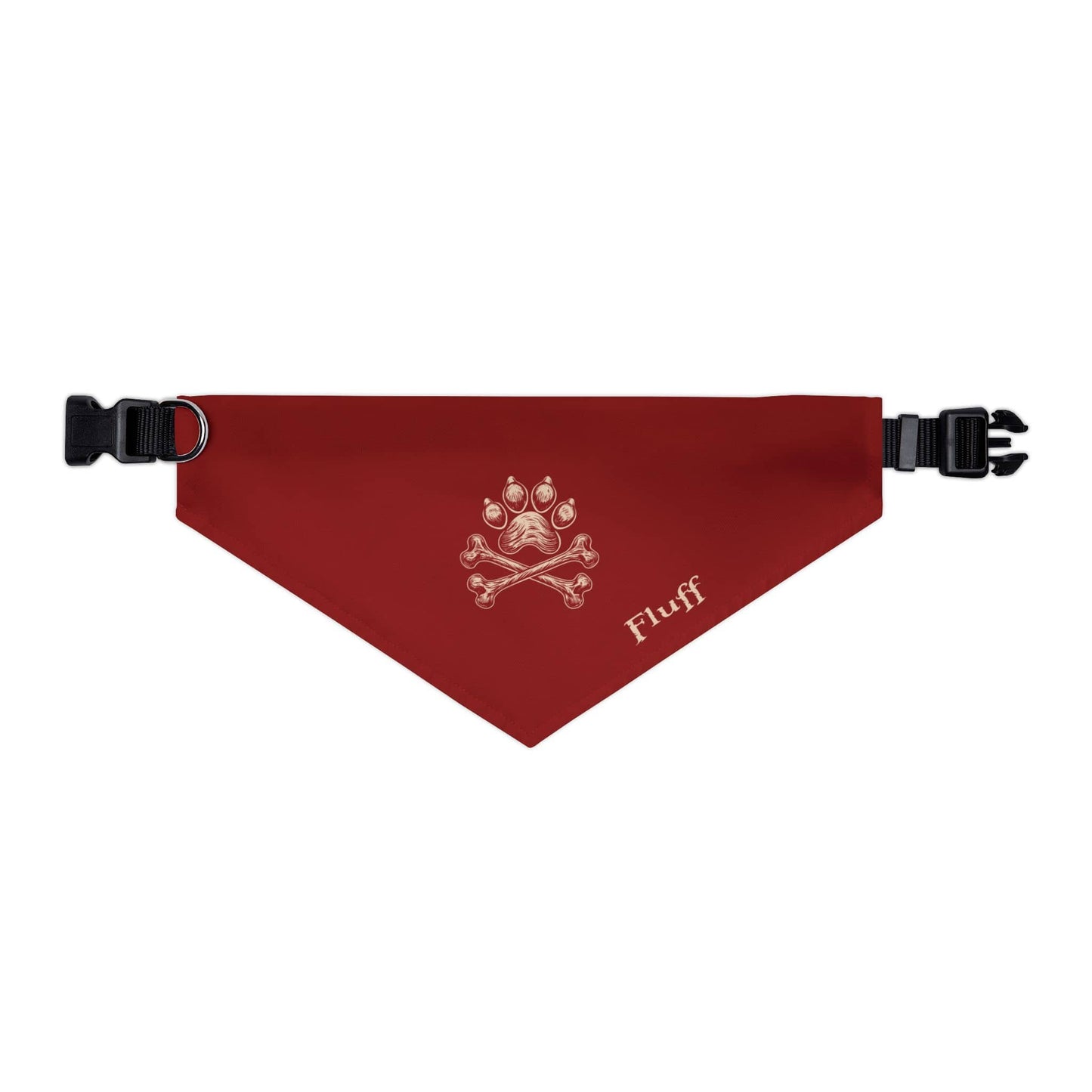 Personalized Bandana Collar | Jolly Roger Design with Your Dog's Name_Doggo Mojo_Pet Collar_9
