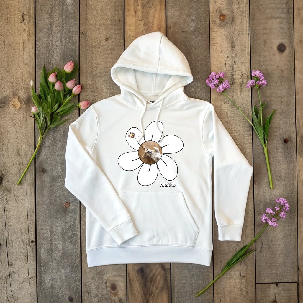 Personalized Hoodie: Daisy Dog with Your Dog's Photo & Name_Doggo Mojo_Hoodies_4
