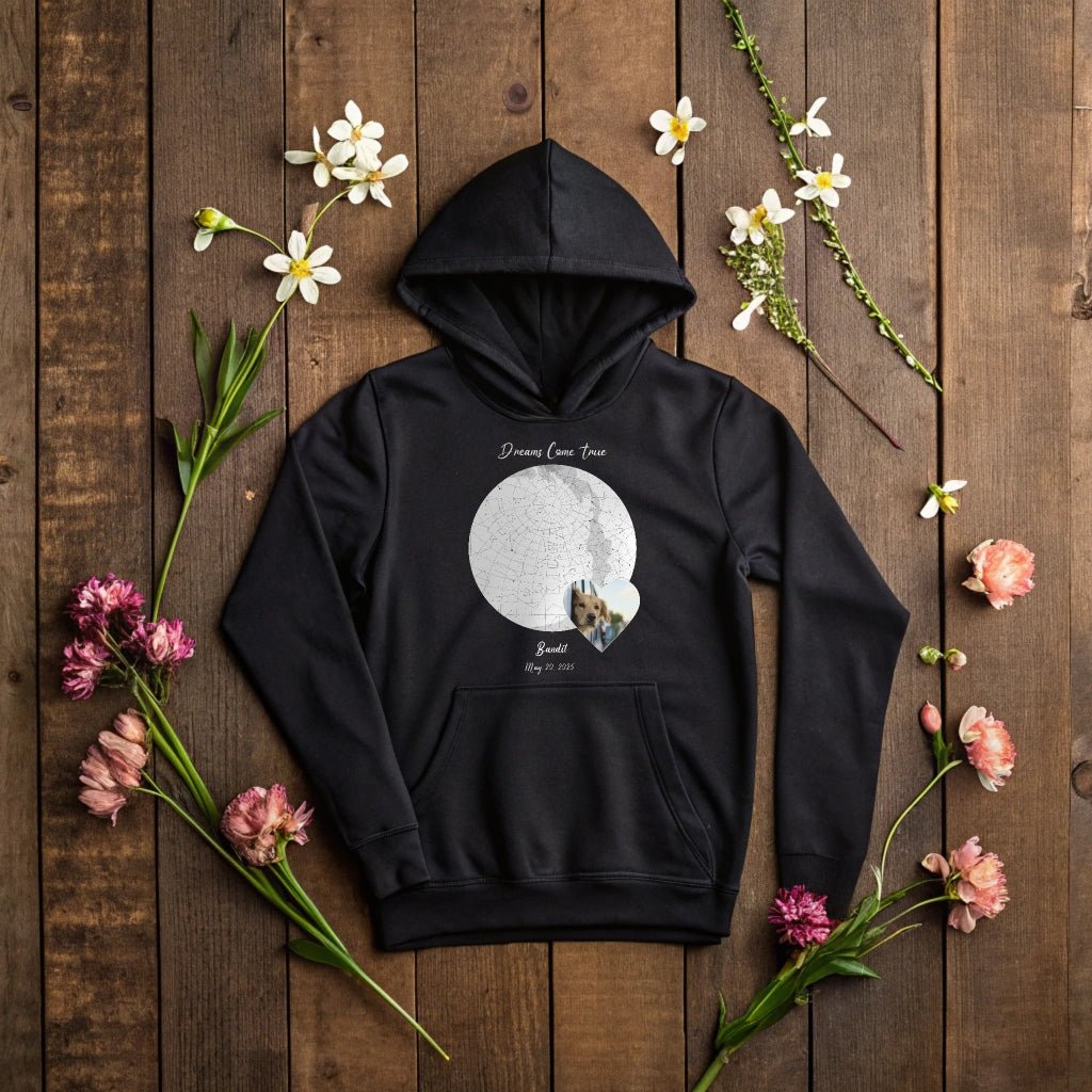 Personalized Hoodie: Gotcha Day Dreams with Your Dog's Photo & Name_Doggo Mojo_Hoodies_7