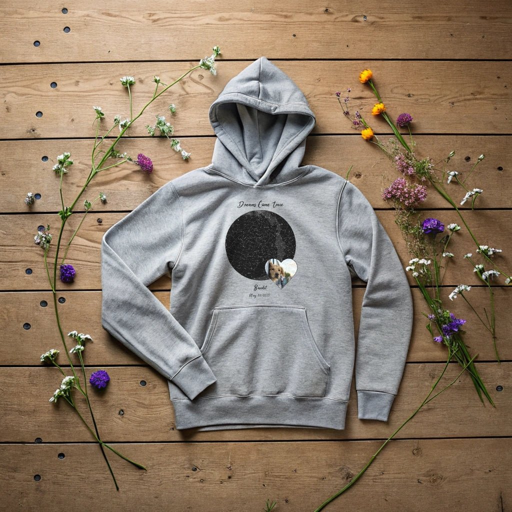 Personalized Hoodie: Gotcha Day Dreams with Your Dog's Photo & Name_Doggo Mojo_Hoodies_6