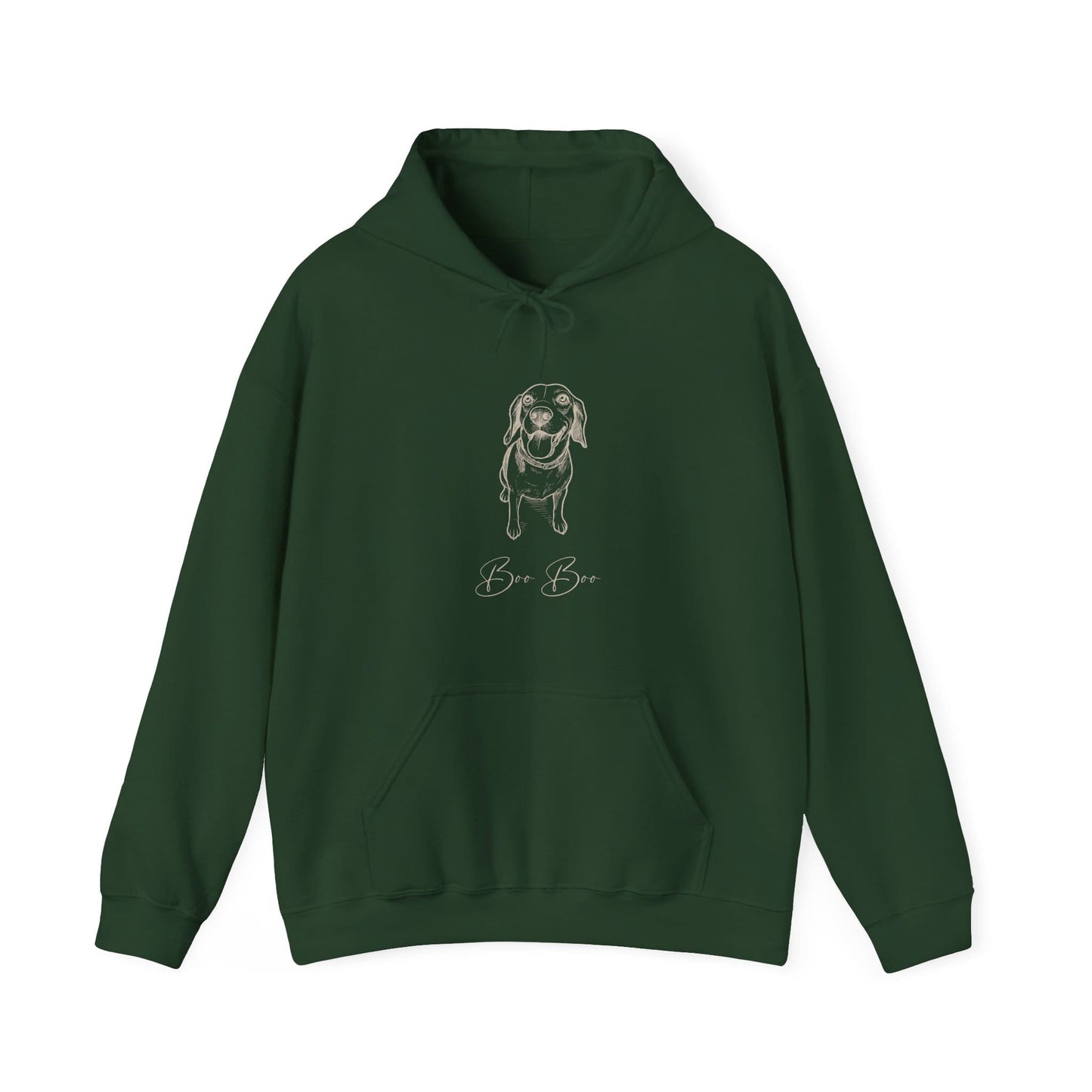 Personalized Hoodie | Modern Sketch Portrait with Your Dog's Photo & Name_Doggo Mojo_Hoodies_16