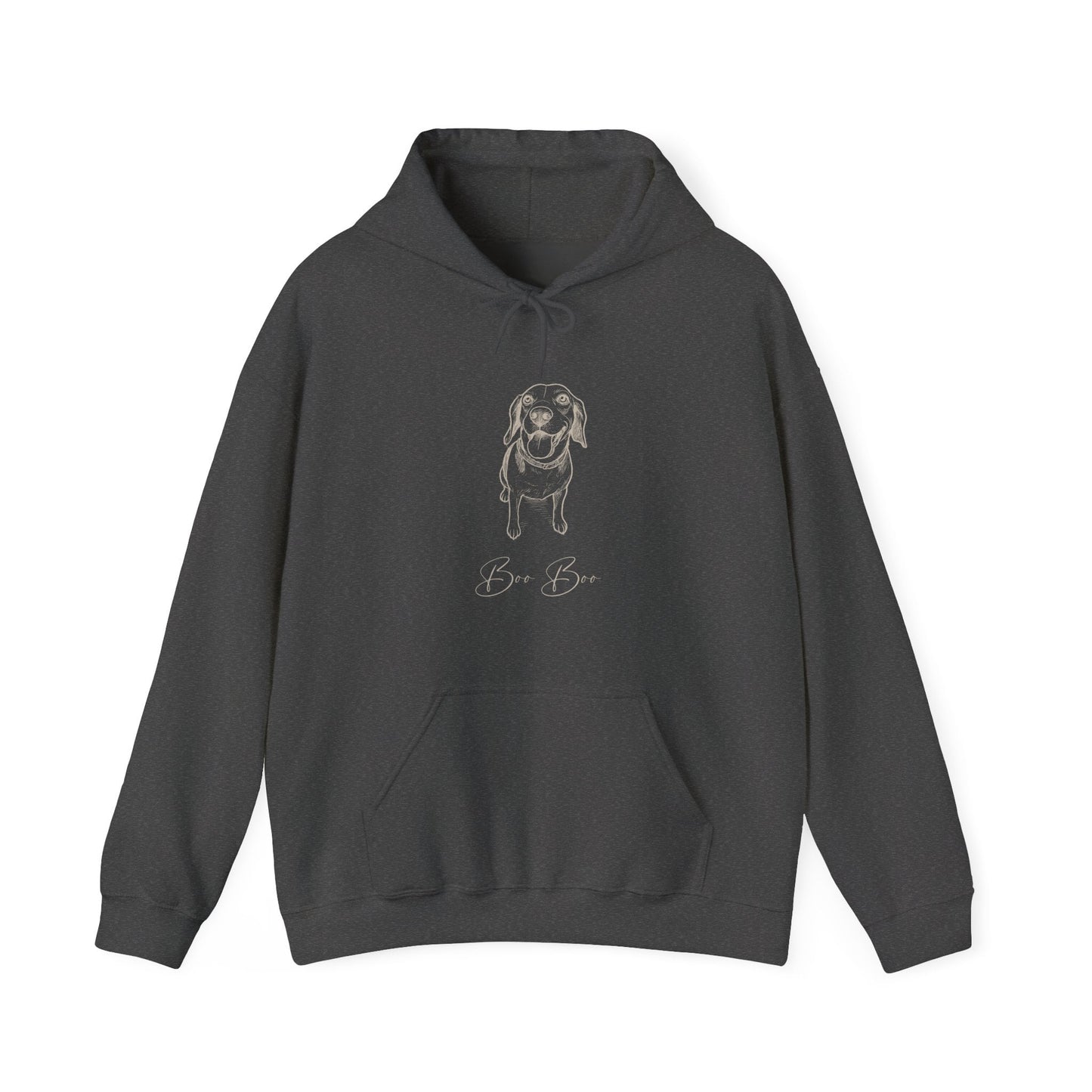 Personalized Hoodie | Modern Sketch Portrait with Your Dog's Photo & Name_Doggo Mojo_Hoodies_17