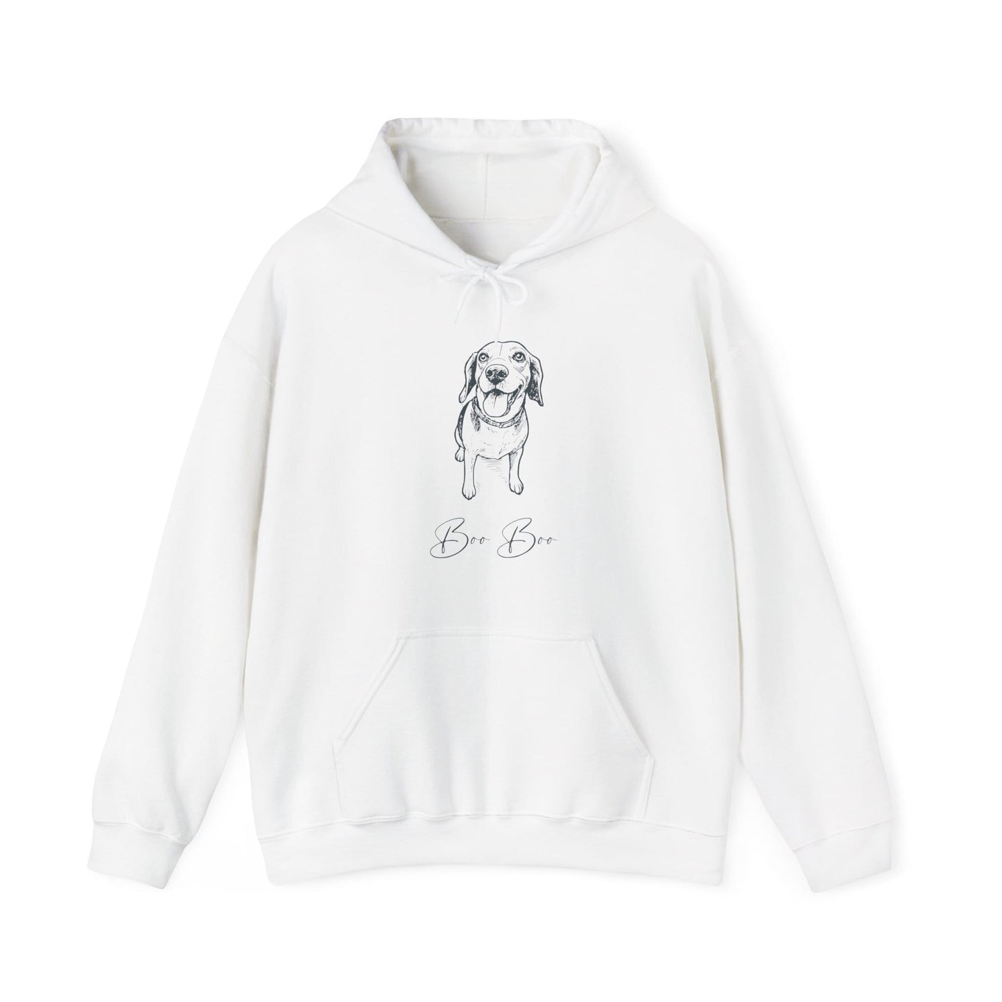Personalized Hoodie | Modern Sketch Portrait with Your Dog's Photo & Name_Doggo Mojo_Hoodies_10