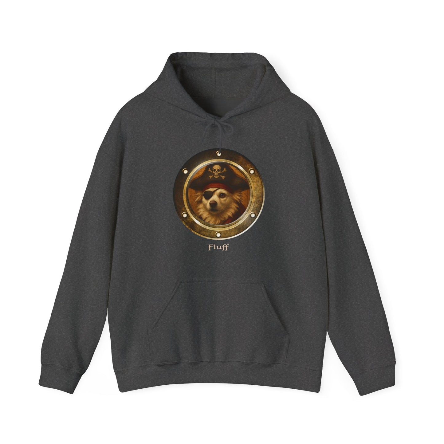 Personalized Hoodie | Pirate Pup Design with Your Dog's Photo & Name_Doggo Mojo_Hoodies_17