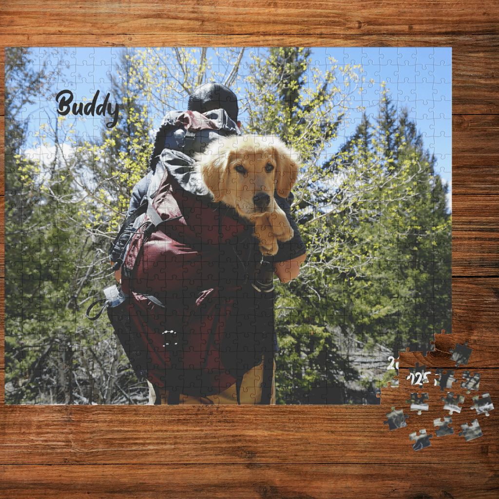 Personalized Jigsaw Puzzle: Rectangle (30 - 500pc) with Your Dog's Photo, Name & Year_Doggo Mojo_Puzzles_8