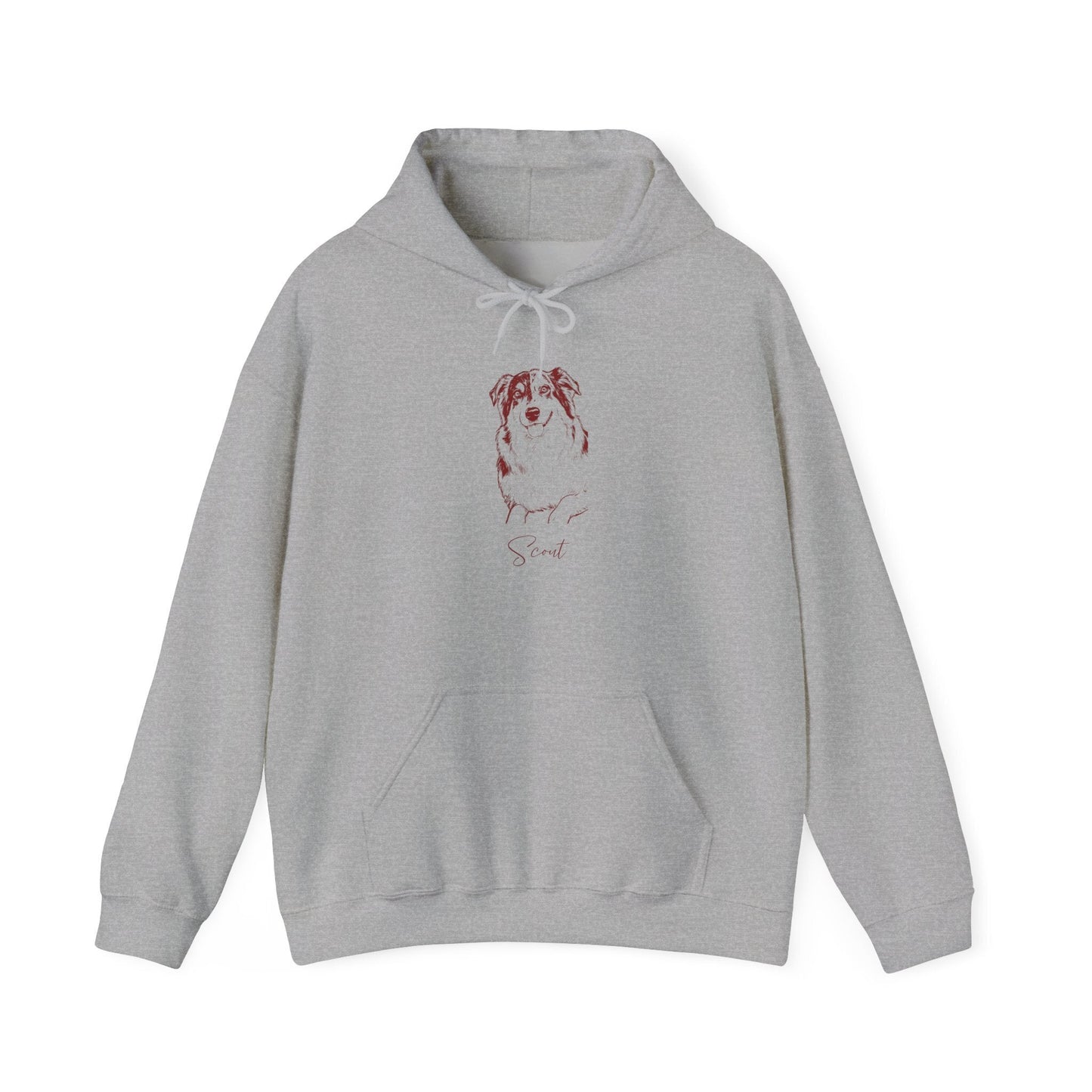 Personalized Norman Dog Hoodie | Modern Sketch Photo Upload_Doggo Mojo_Hoodie_8
