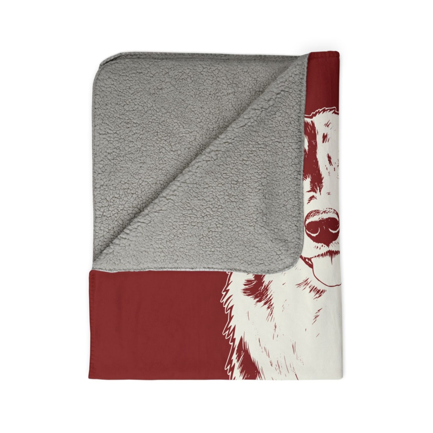 Personalized Norman Dog Sherpa Blanket | Modern Sketch Photo Upload_Doggo Mojo_Sherpa Blankets_9