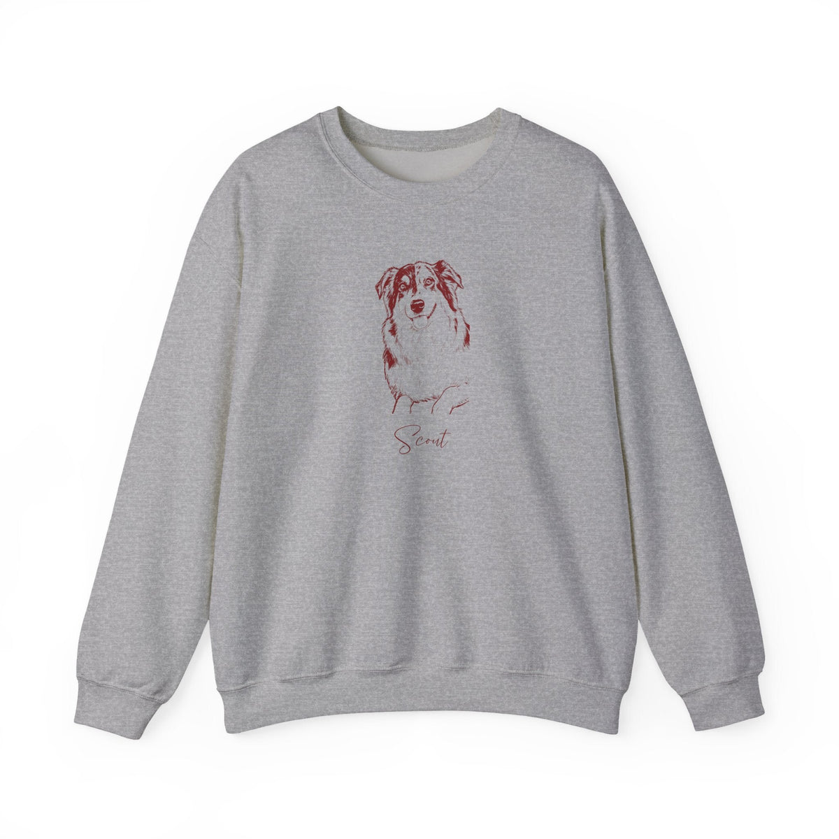 Personalized Norman Dog Sweatshsirt | Modern Sketch Photo Upload_Doggo Mojo_Sweatshirt_8
