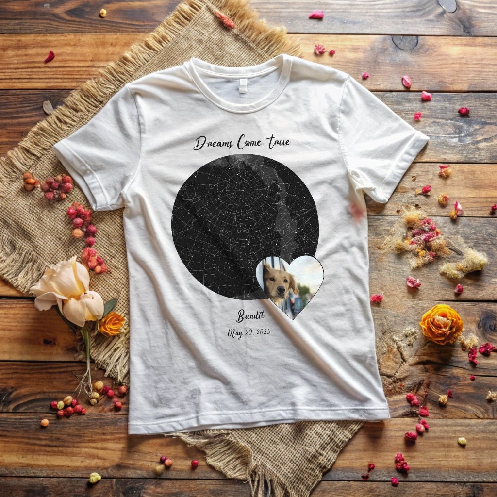 Personalized T-Shirt: Gotcha Day Dreams with Your Dog's Photo & Name_Doggo Mojo_T-shirts_5
