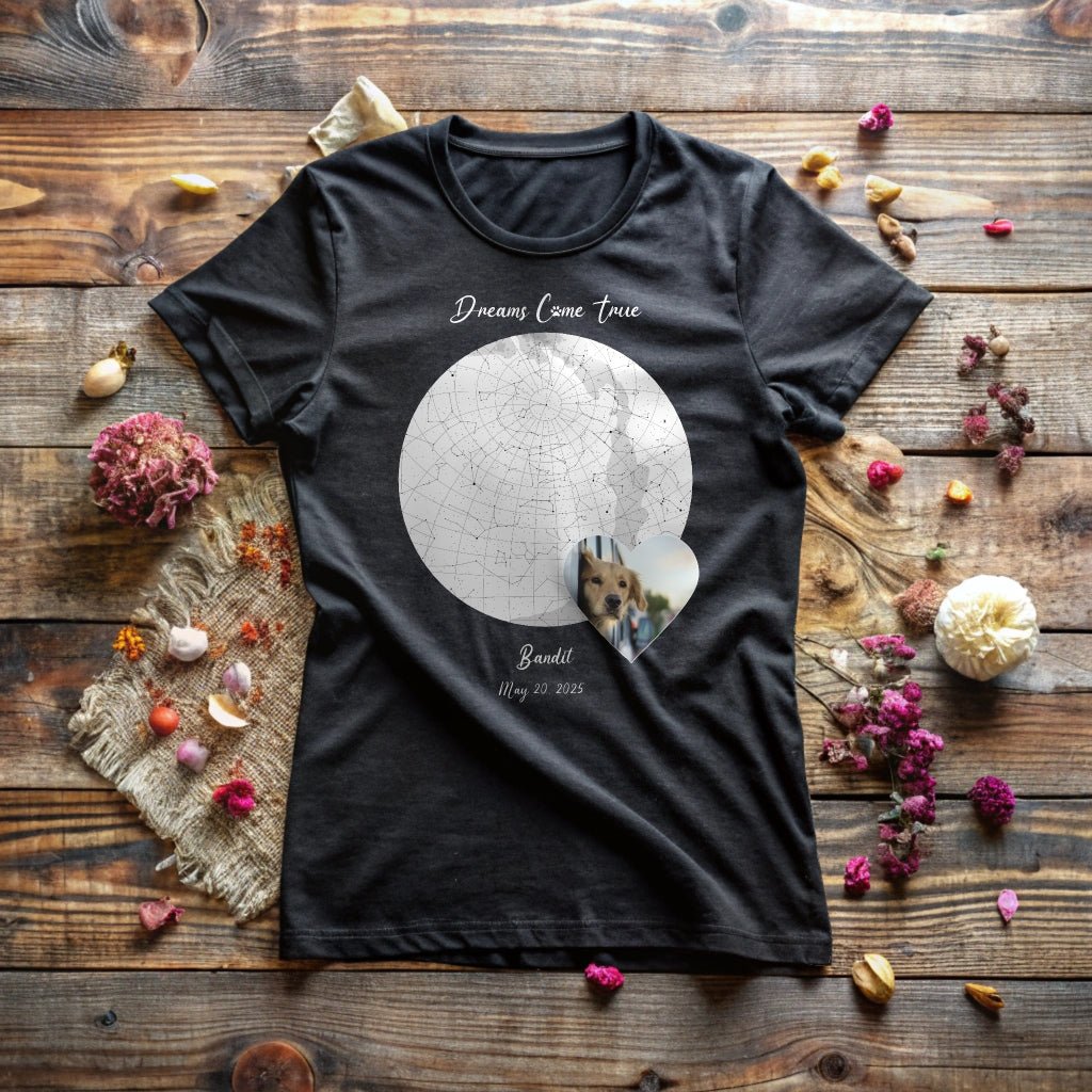 Personalized T-Shirt: Gotcha Day Dreams with Your Dog's Photo & Name_Doggo Mojo_T-shirts_7