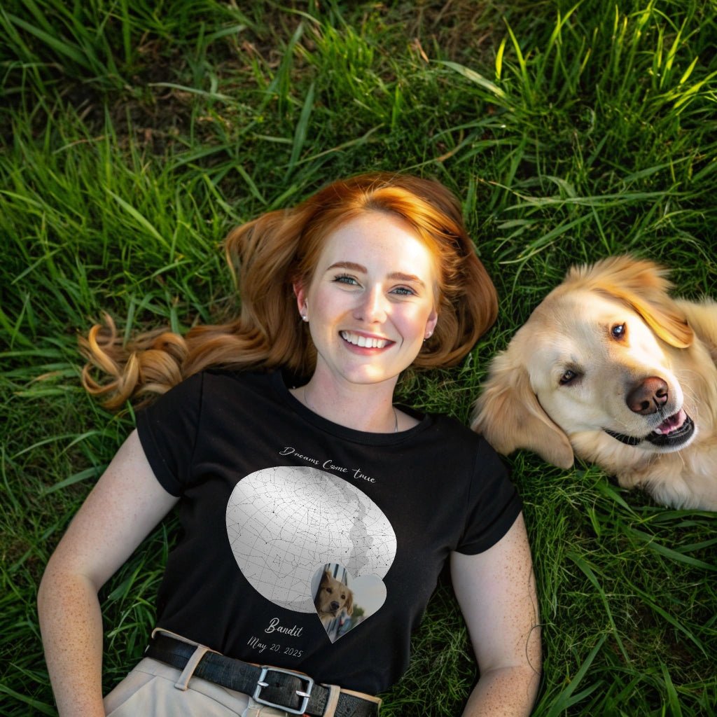 Personalized T-Shirt: Gotcha Day Dreams with Your Dog's Photo & Name_Doggo Mojo_T-shirts_3