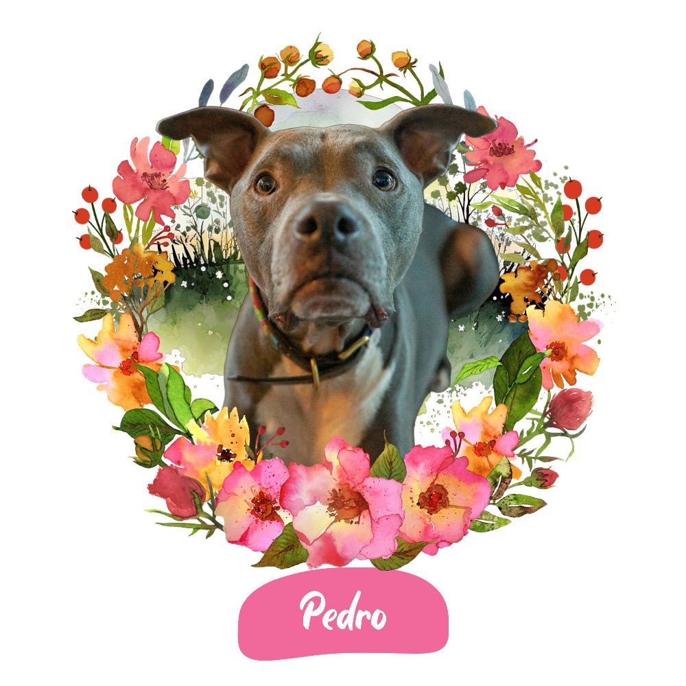 Personalized Tote Bag: Wildflower Wonders with Your Dog's Photo & Name_Doggo Mojo_Tote Bags_3