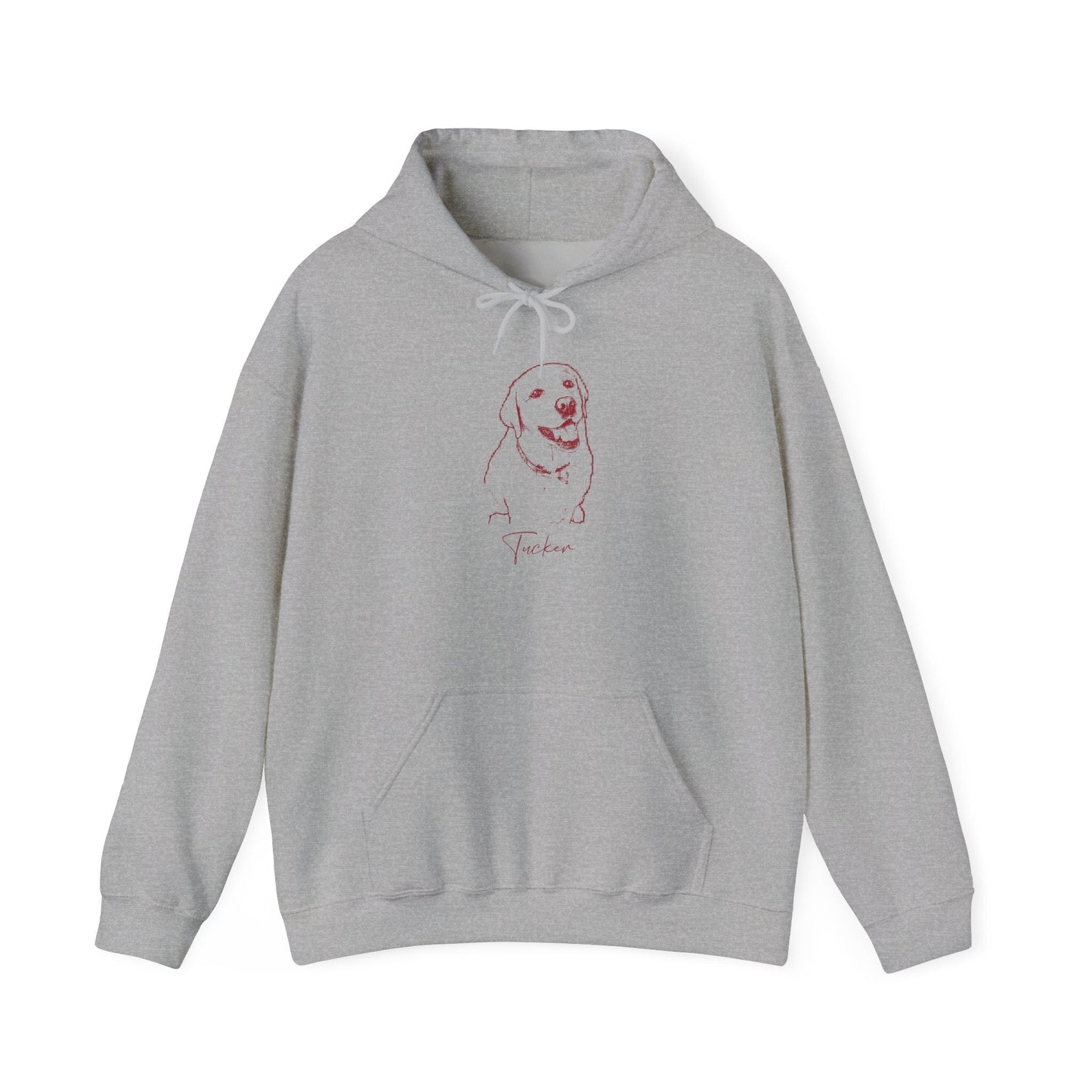 Personalized Tuscaloosa Dog Hoodie | Modern Sketch Photo Upload_Doggo Mojo_Hoodie_8