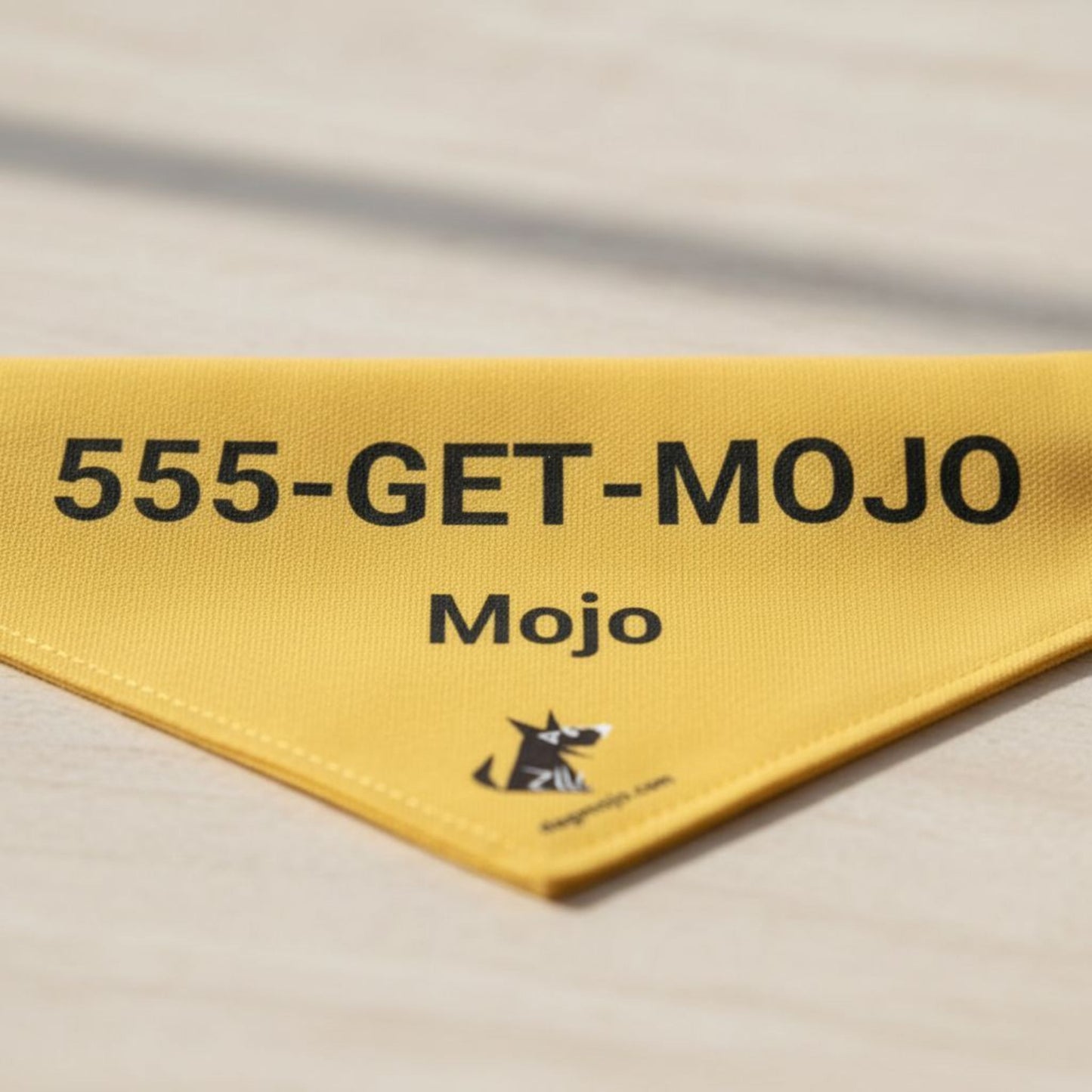 Personalized Visible ID Bandana Collar | Custom Name & Phone Number_Doggo Mojo_Pet Collar_8
