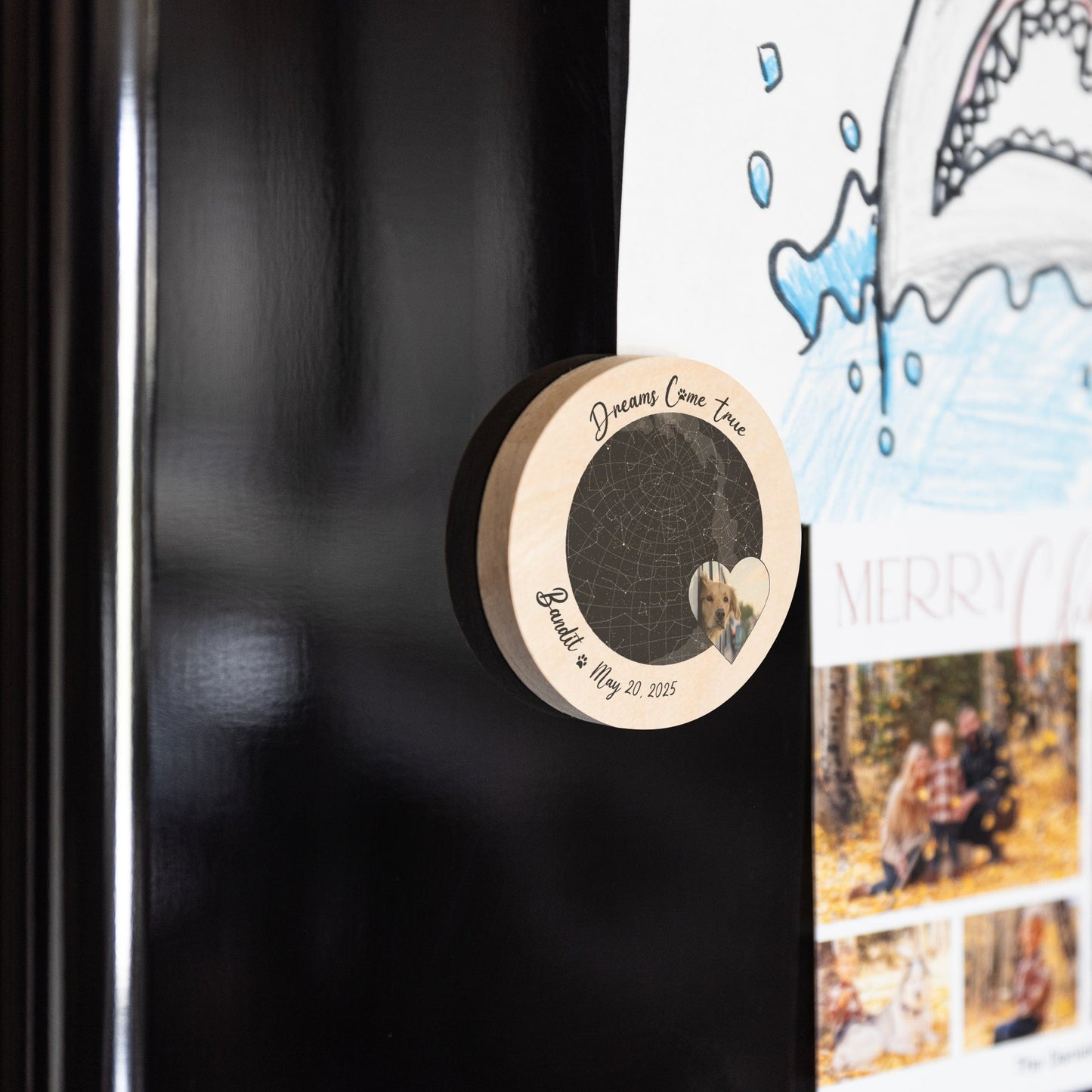 Personalized Wooden Bottle Opener: Gotcha Day Dreams with Your Dog's Photo & Name_Doggo Mojo_Bottle Openers_5