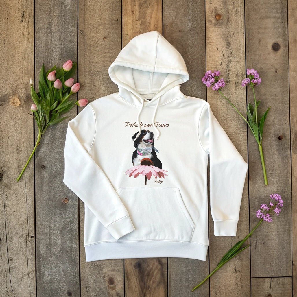 Petals and Paws Hoodie: Personalized with Your Dog's Photo & Name_Doggo Mojo_Hoodies_5