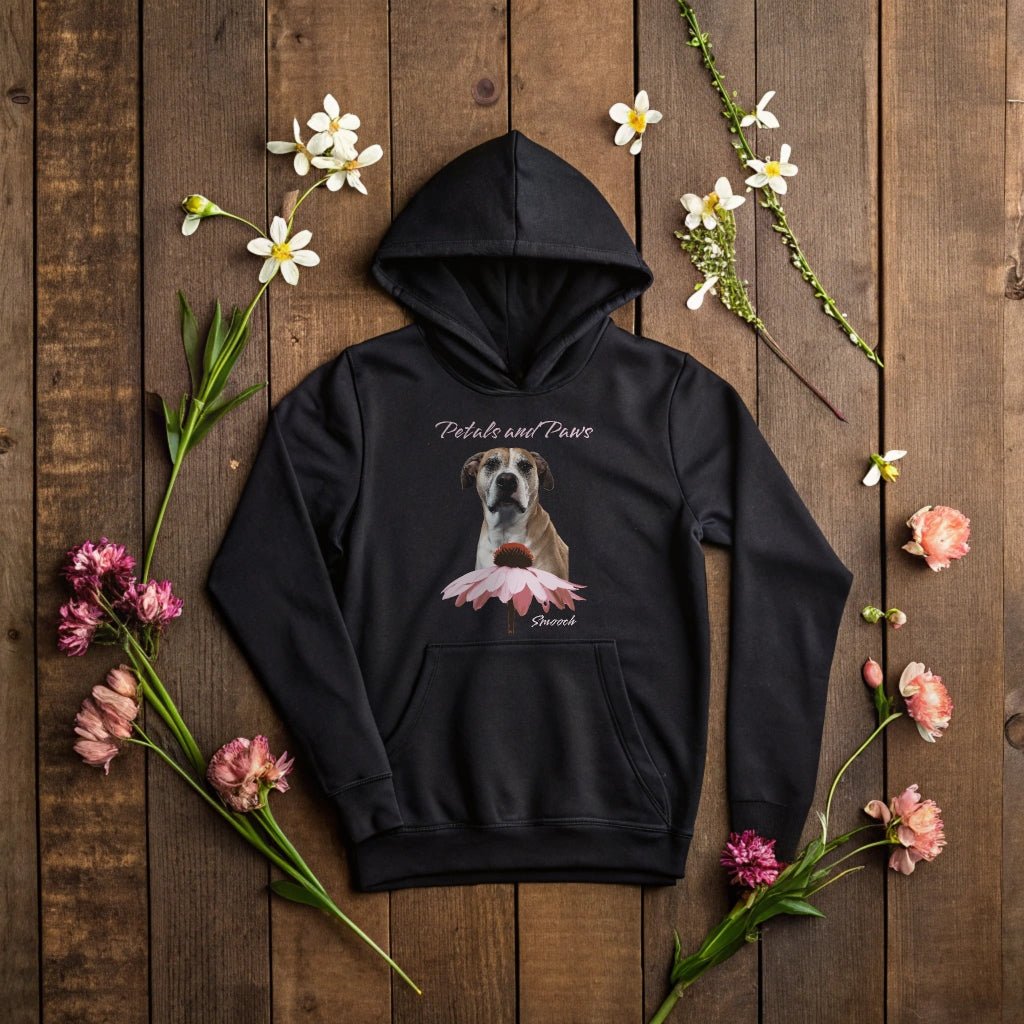 Petals and Paws Hoodie: Personalized with Your Dog's Photo & Name_Doggo Mojo_Hoodies_6