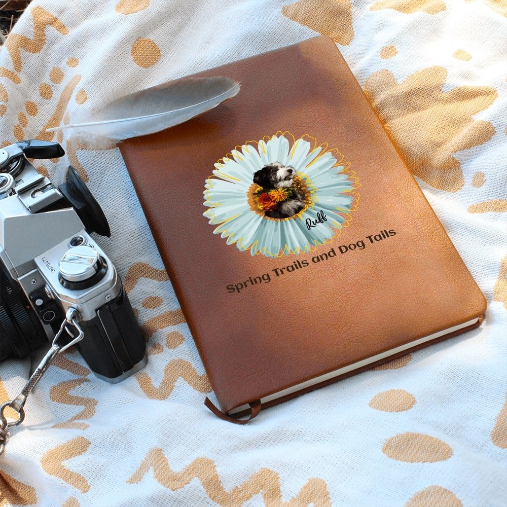 Spring Trails and Dog Tails: Personalized Vegan Journal with Your Dog's Photo & Name_Doggo Mojo_Journals_3