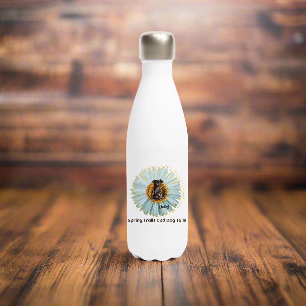 Spring Trails and Dog Tails: Personalized Water Bottle with Your Dog's Photo & Name_Doggo Mojo_Water Bottles_3