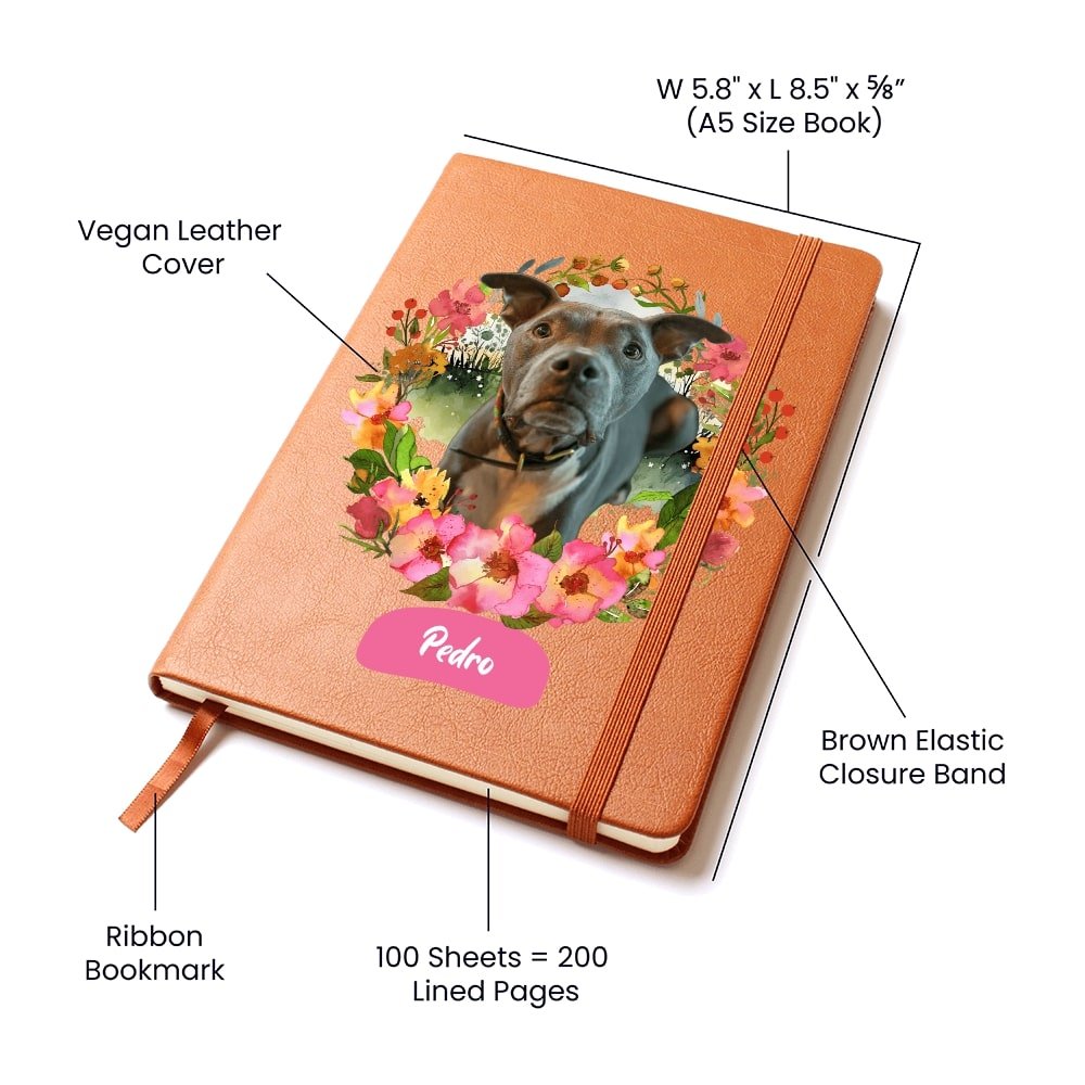 Wildflower Wonders Personalized Vegan Journal_Doggo Mojo_Journals_4