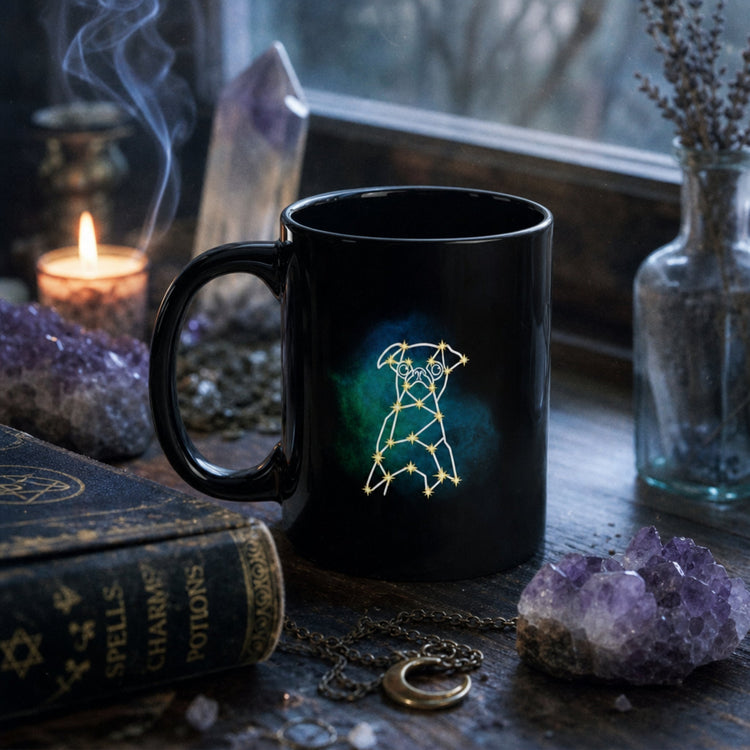 Personalized Mystic Dog Mug | Modern Sketch Photo Upload_Doggo Mojo_Ceramic Mugs_5