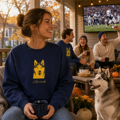 Personalized Ann Arbor Sweatshirt | Modern Sketch Photo Upload