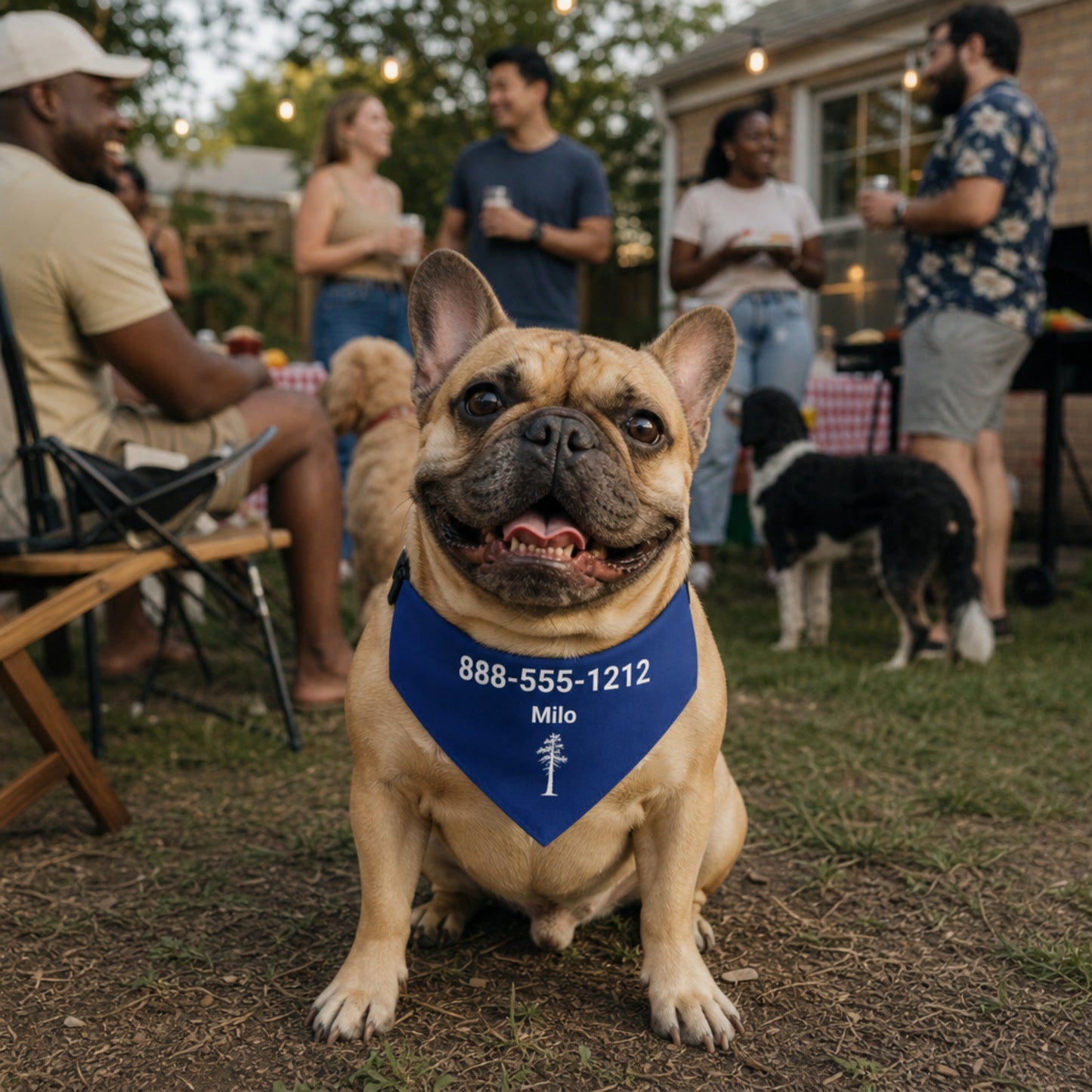 Personalized Durham Jack Pine Dog Bandana Collar | Doggo Mojo