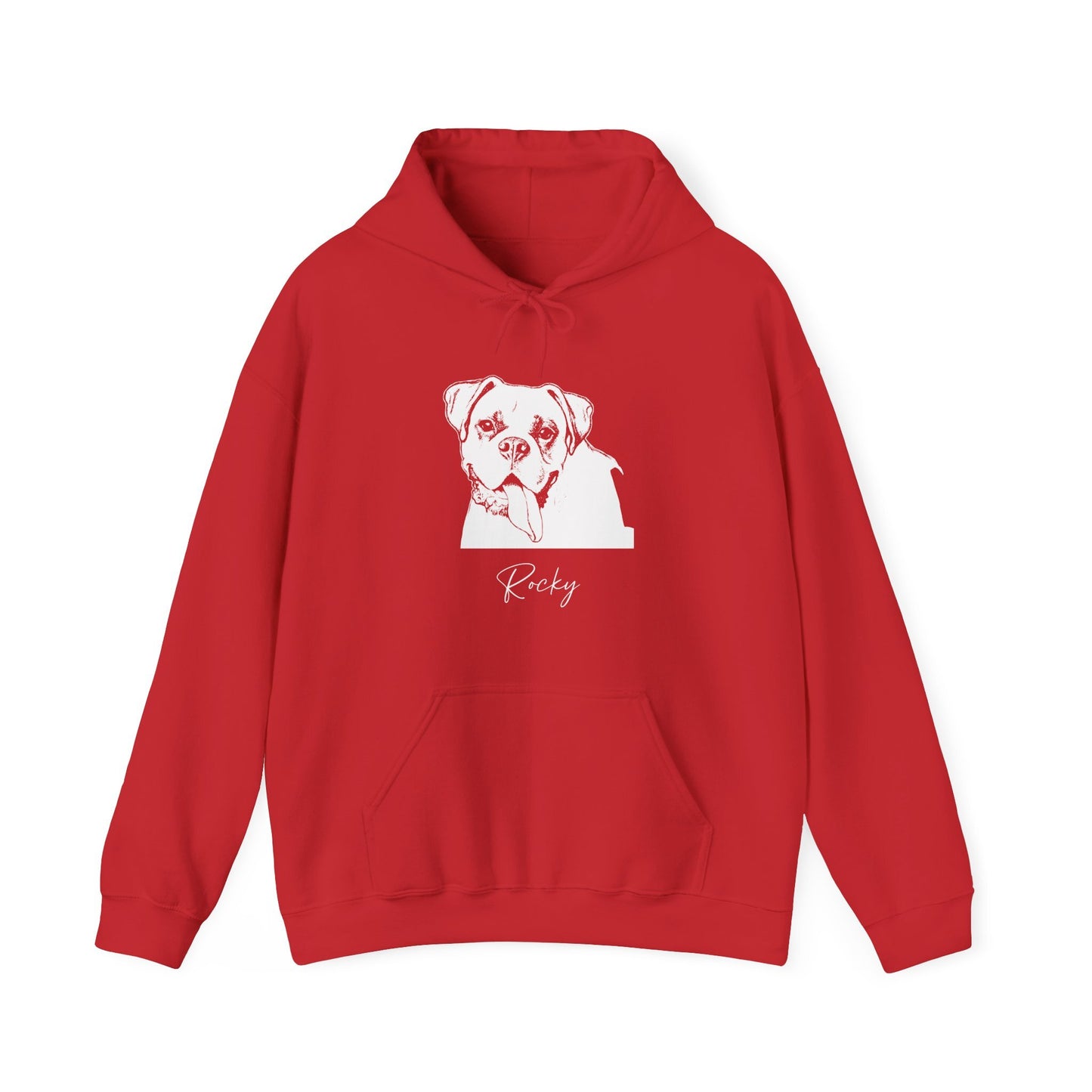Personalized Columbus Dog Hoodie | Modern Sketch Photo Upload
