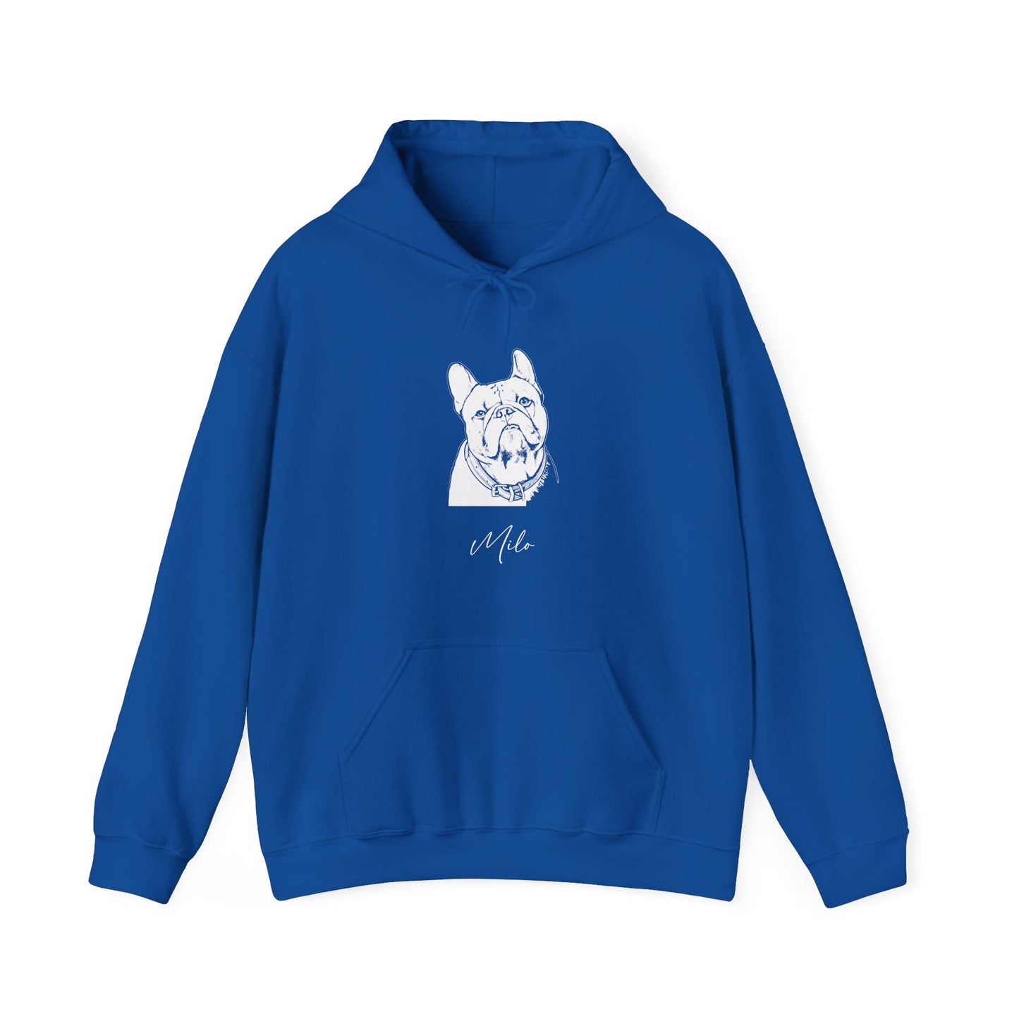Personalized Durham Dog Hoodie | Modern Sketch Photo Upload