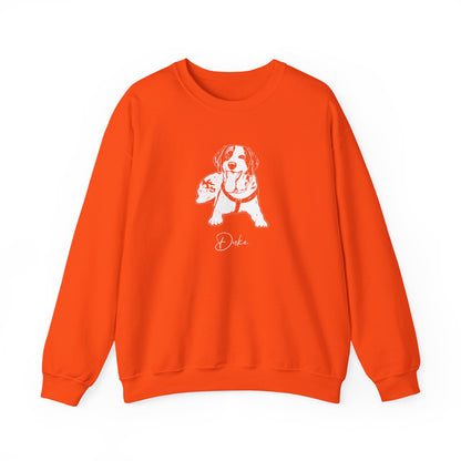 Personalized Knoxville Dog Sweatshirt | Modern Sketch Photo Upload