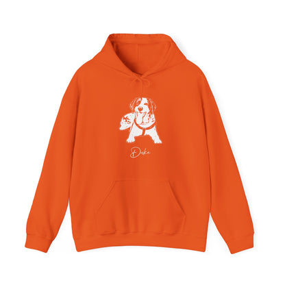 Personalized Knoxville Dog Hoodie | Modern Sketch Photo Upload