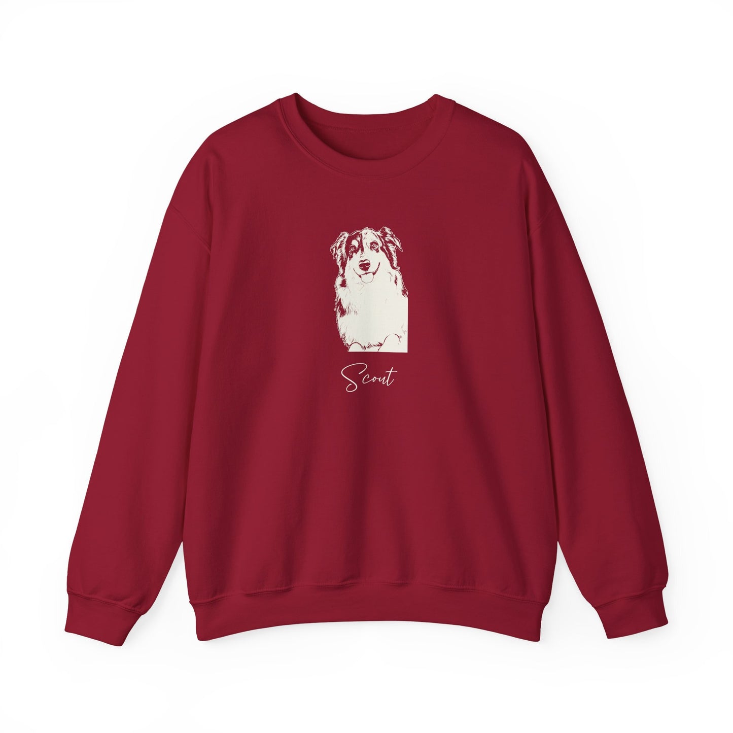 Personalized Norman Dog Sweatshsirt | Modern Sketch Photo Upload