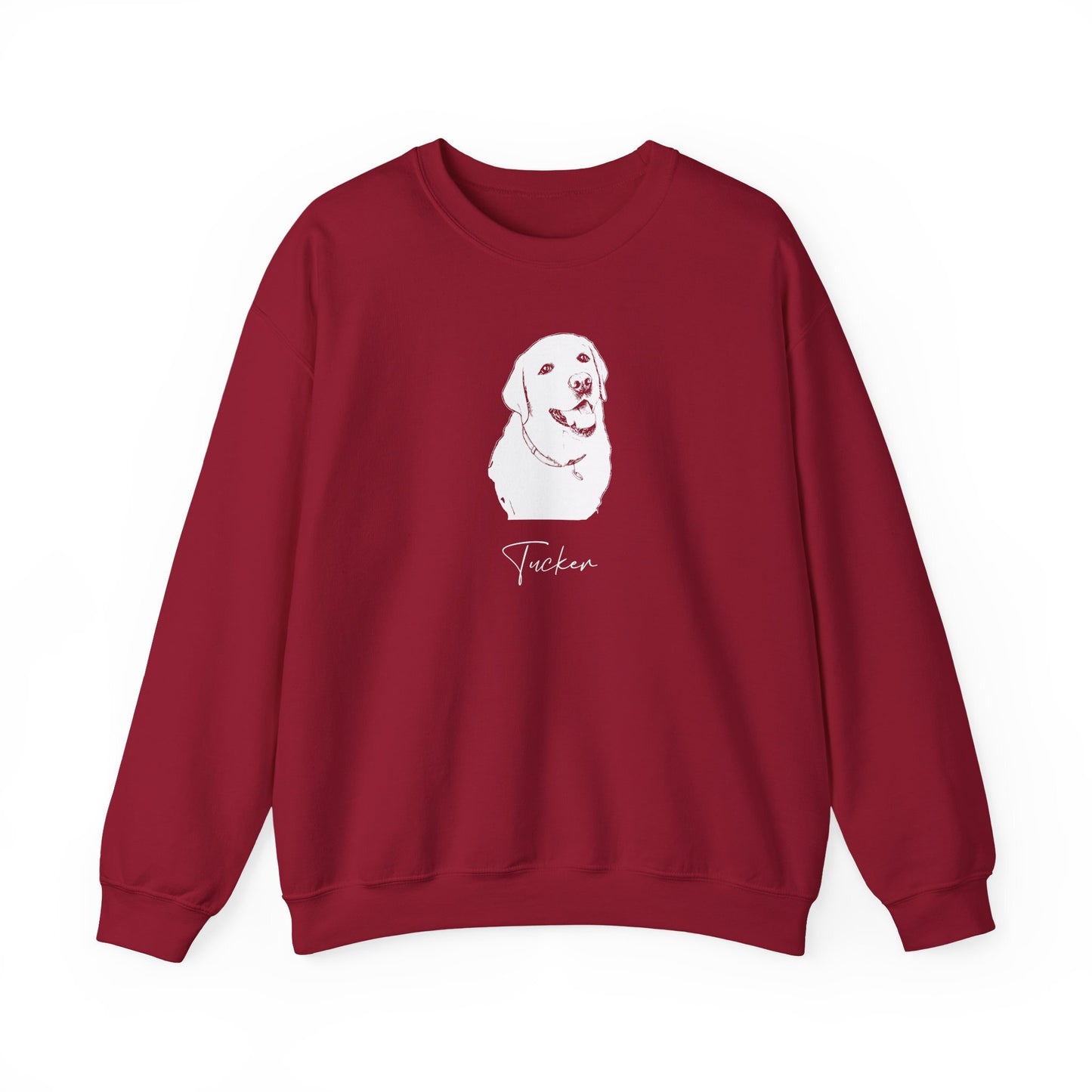 Personalized Tuscaloosa Dog Sweatshirt | Modern Sketch Photo Upload