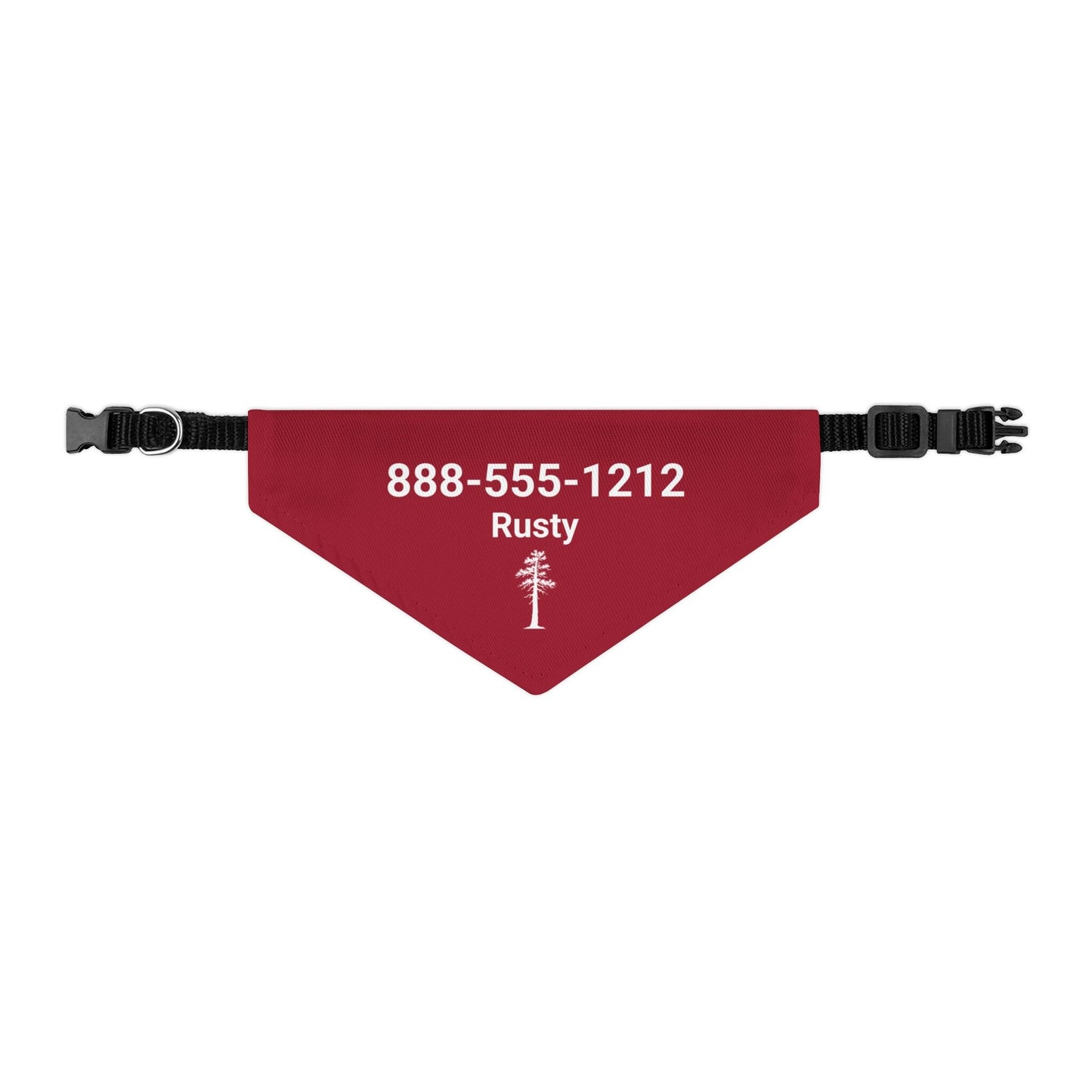 Personalized Tuscaloosa Jack Pine Dog Bandana Collar | Doggo Mojo